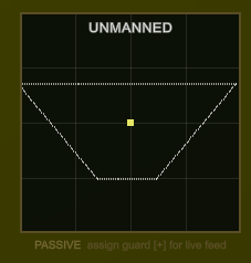 Guard Tower built but unmanned — basic visibility